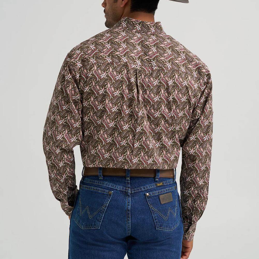 Wrangler Mens George Strait™ One Pocket Shirt
