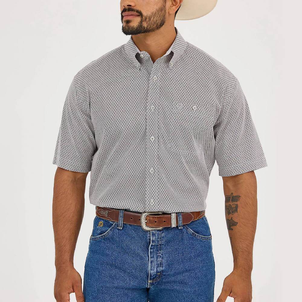 Wrangler Mens George Strait One Pocket Shirt