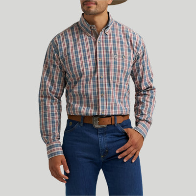 Wrangler Mens George Strait One Pocket Shirt