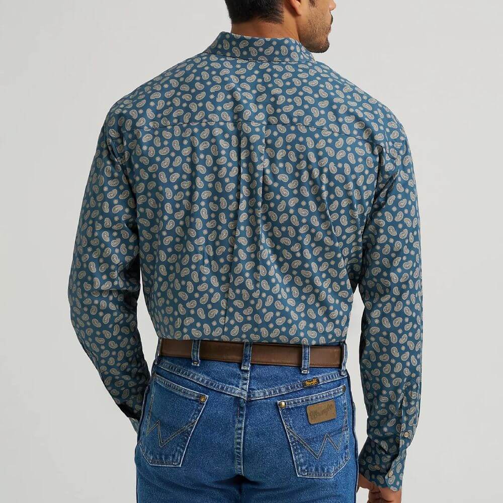 Wrangler Mens George Strait™ One Pocket Shirt
