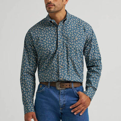 Wrangler Mens George Strait™ One Pocket Shirt