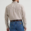 Wrangler Mens George Strait One Pocket Shirt Pale Stone Paisley - 112369580