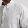 Wrangler Mens George Strait™ One Pocket Shirt White Waves - 112379057