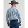 Wrangler Mens George Strait Shirt Blue - 112381962