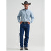 Wrangler Mens George Strait Shirt Blue - 112381962