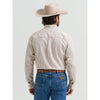 Wrangler Mens George Strait Shirt Rust Stripes - 112381952