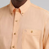Wrangler Mens George Strait Solid One Pocket Shirt Peachy - 112374608