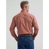 Wrangler Mens George Strait Troubadour Western Snap Shirt Adobe Geo - 112381951