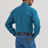 Wrangler Mens George Strait Turquoise Shirt