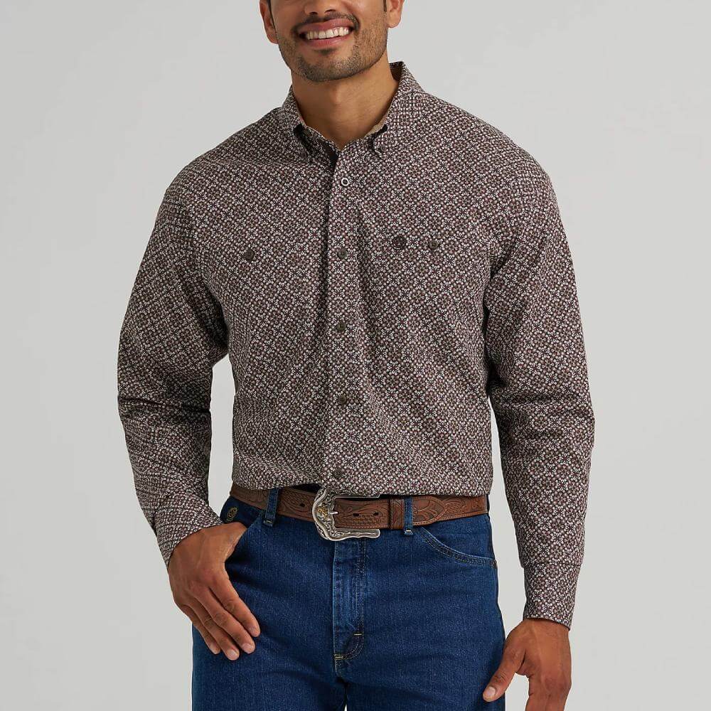 Wrangler Mens George Strait Two Pocket Shirt