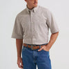 Wrangler Mens George Strait™ Two Pocket Shirt Floral Brown - 112374614