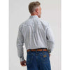 Wrangler Mens George Strait Two Pocket Shirt Grey - 112381958