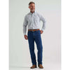 Wrangler Mens George Strait Two Pocket Shirt Grey - 112381958