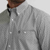 Wrangler Mens George Strait™ Two Pocket Shirt Grey Board - 112379024
