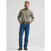 Wrangler Mens George Strait Two Pocket Shirt Pine Grove - 112381972