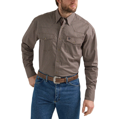 Wrangler Mens George Strait Two Pocket Troubadour Shirt 