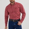 Wrangler Mens George Strait in Ruby Flower Shirt