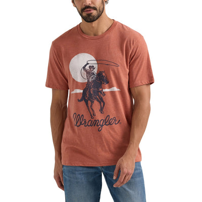 Wrangler Mens Graphic Red T-Shirt