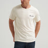 Wrangler Mens Graphic Short Sleeve T-Shirt Antique White - 112380270