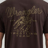 Wrangler Mens Graphic Short Sleeve T-Shirt Black Coffee - 112380267
