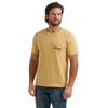 Wrangler Mens Graphic Short Sleeve T-Shirt Curry Heather - 112380268