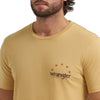 Wrangler Mens Graphic Short Sleeve T-Shirt Curry Heather - 112380268