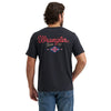 Wrangler Mens Graphic Short Sleeve T-Shirt Jet Black - 112380266