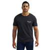 Wrangler Mens Graphic Short Sleeve T-Shirt Jet Black - 112380269