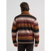 Wrangler Mens Hay Away Sherpa Quarter-Zip Pullover Burgundy - 112382935