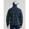 Wrangler Mens Hay Away Sherpa Zip Front Ripstop Yoke Jacket Dark Forest - 112382937