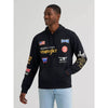 Wrangler Mens Icons Relaxed Graphic Pullover Hoodie Black Beauty - 112384025