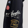 Wrangler Mens Icons Relaxed Graphic Pullover Hoodie Black Beauty - 112384025