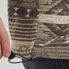 Wrangler Mens Jacquard Hooded Popover Jacket Canyon Sand - 112382009