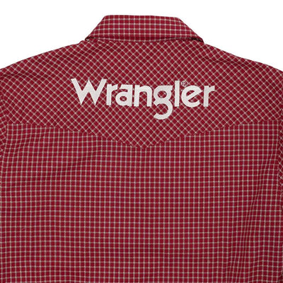 Wrangler Mens Logo Red Shirt