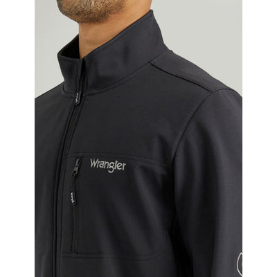 Wrangler Mens Logo Trail Jacket Black - 112353408