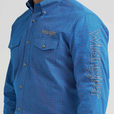 Wrangler Mens Logo Western Shirt