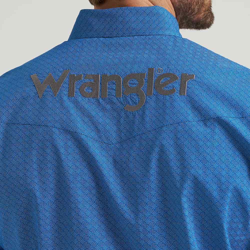 Wrangler Mens Logo Western Shirt
