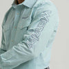 Wrangler Mens Logo Western Snap Shirt