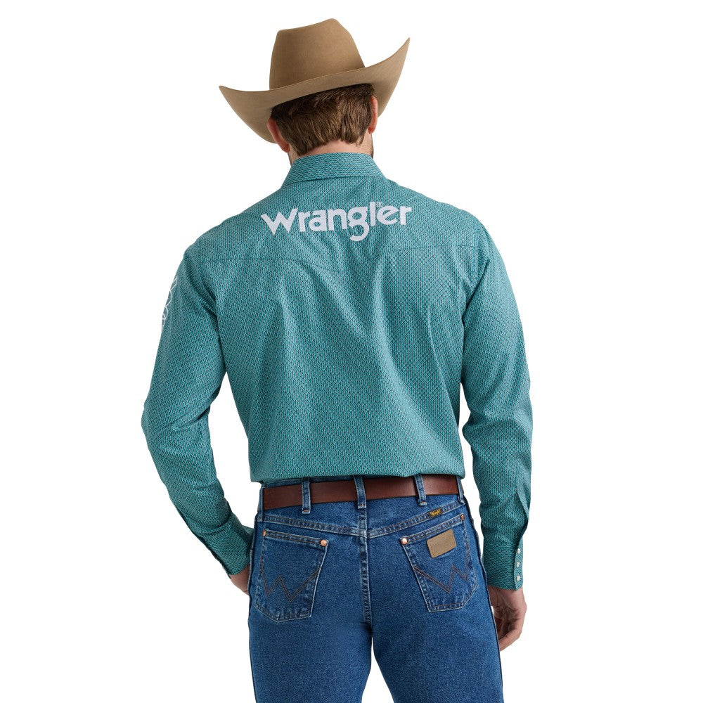 Wrangler Mens Long Sleeve Logo Shirt