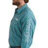 Wrangler Mens Long Sleeve Logo Shirt