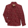 Wrangler Mens Long Sleeve Red Shirt