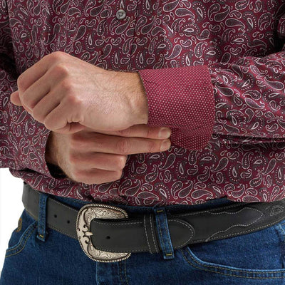 Wrangler Mens George Strait Stretch Shirt