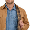 Wrangler Mens Flannel Lined Work-Shirt