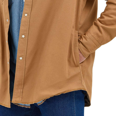 Wrangler Mens Flannel Lined Work-Shirt