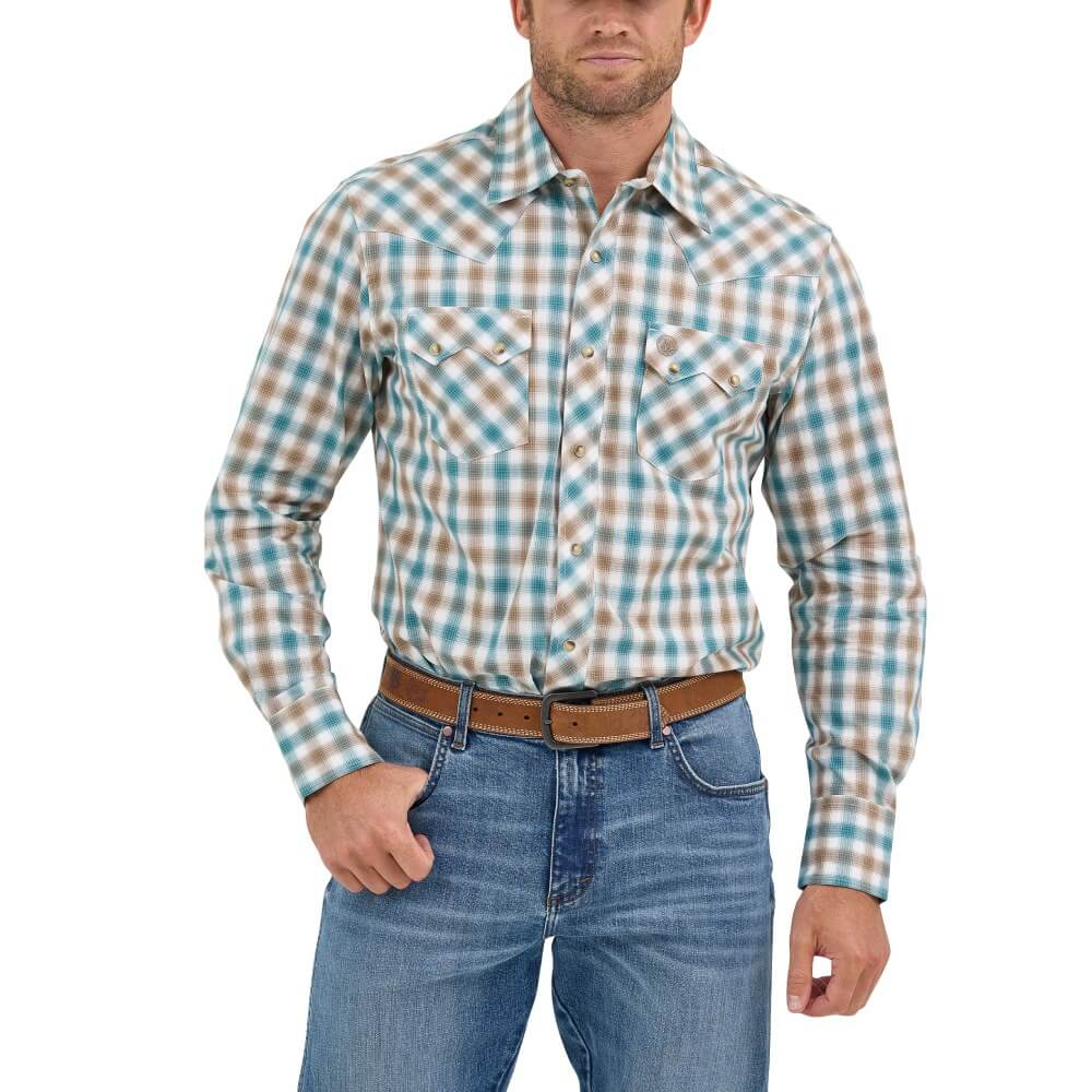 Wrangler Mens Retro® Sawtooth Western Shirt