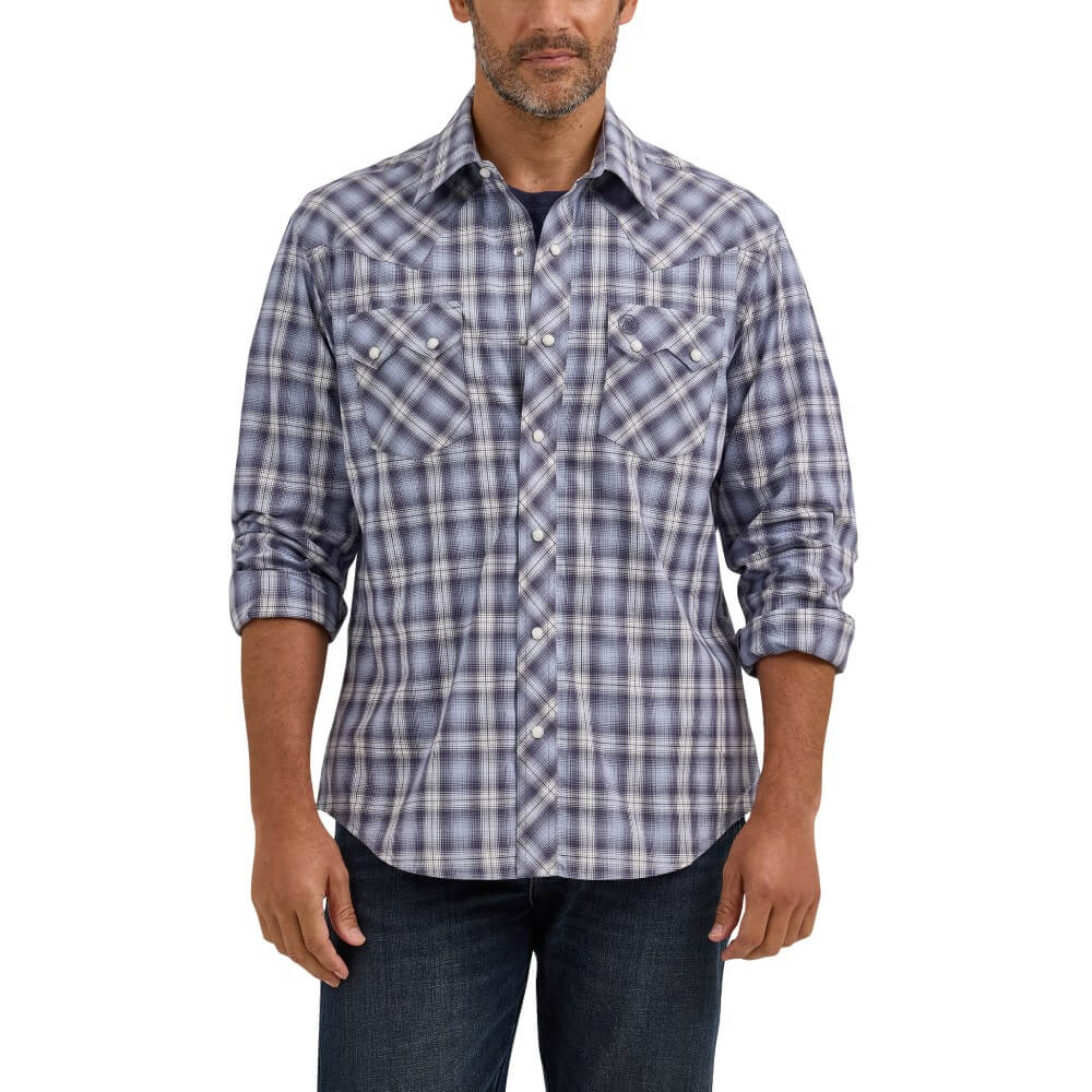 Wrangler Mens Retro Western Shirt