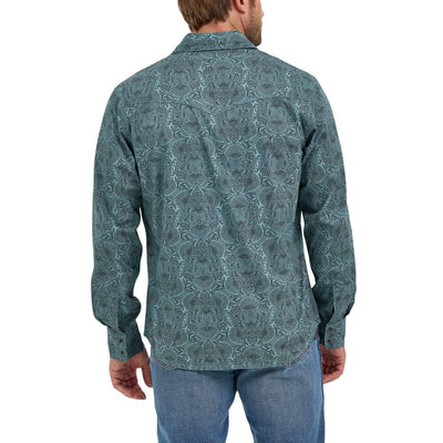 Wrangler Mens Long Sleeve Snap Shirt