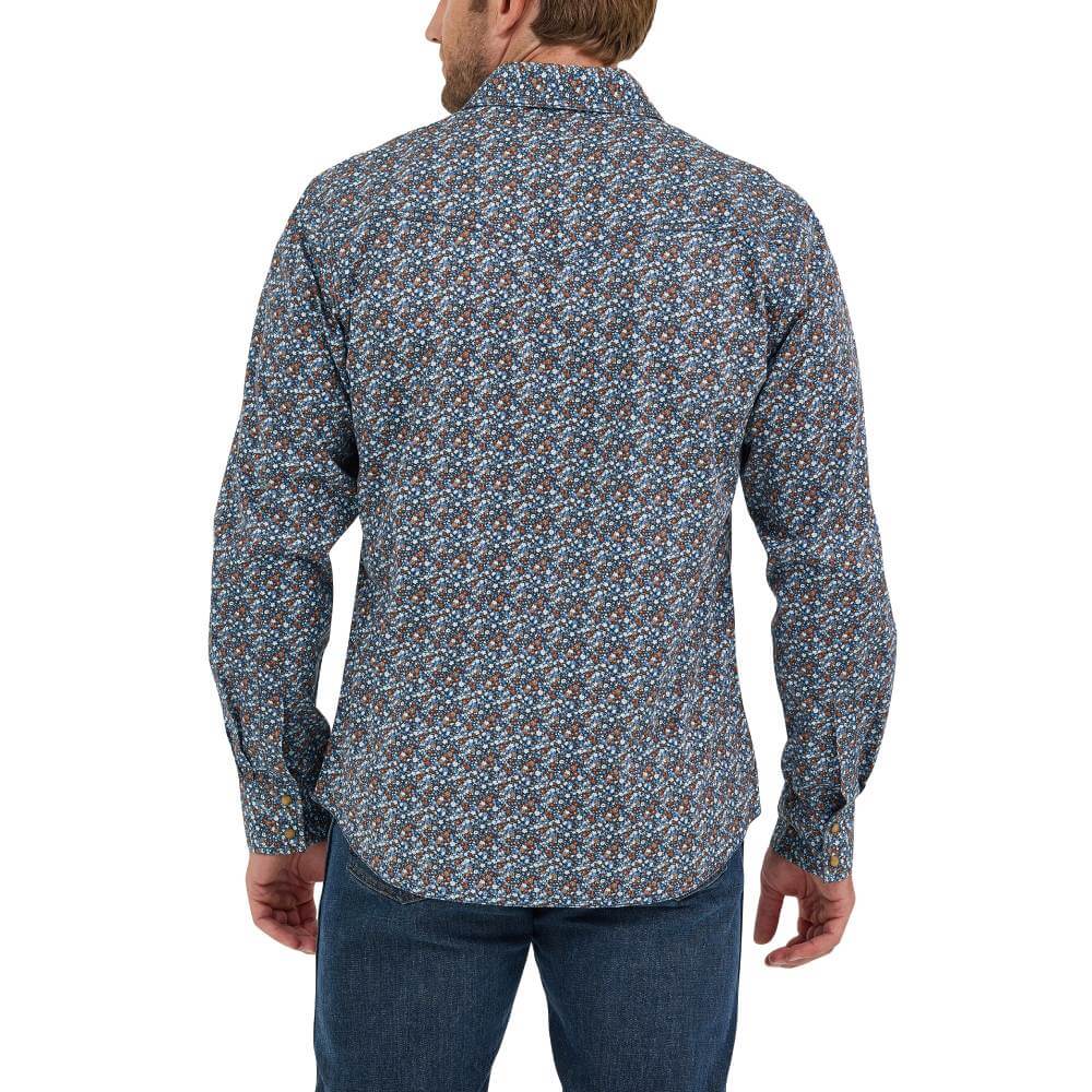 Wrangler Mens Long Sleeve Snap Shirt