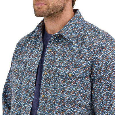 Wrangler Mens Long Sleeve Snap Shirt