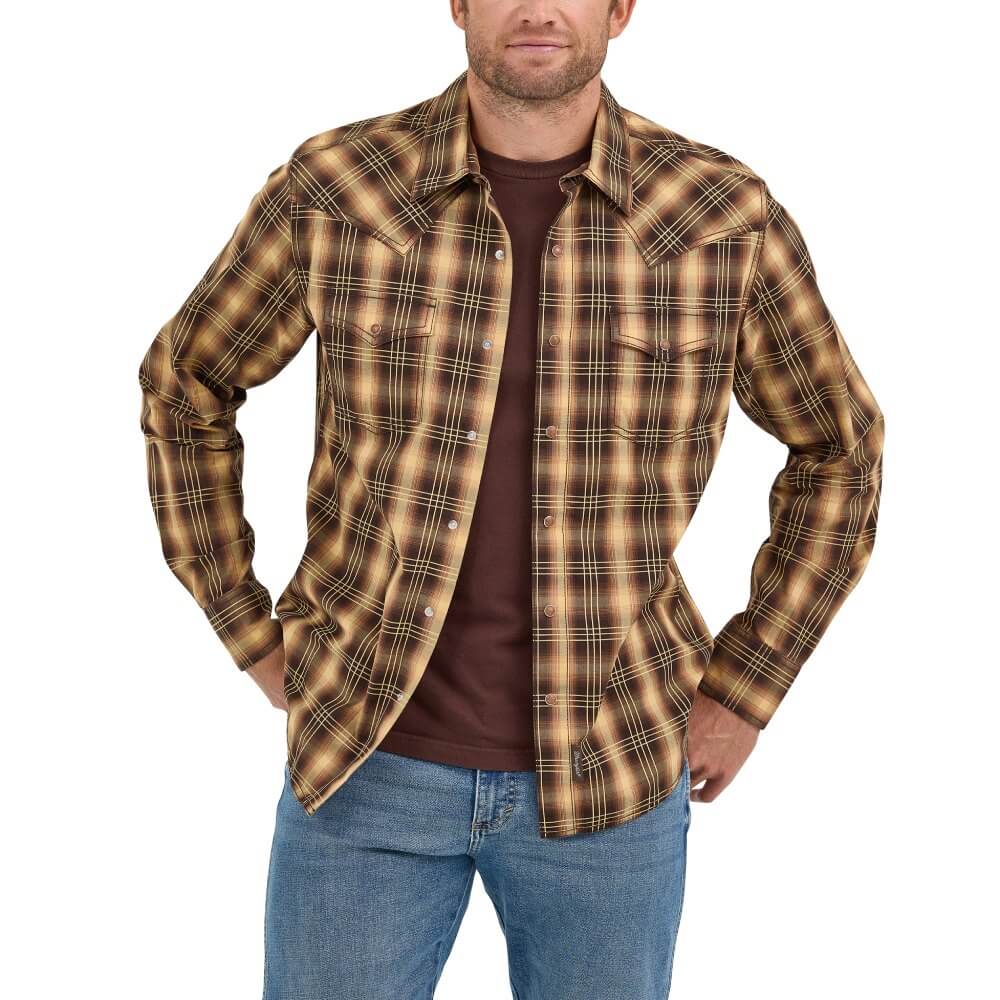 Wrangler Mens Retro Premium Western Shirt